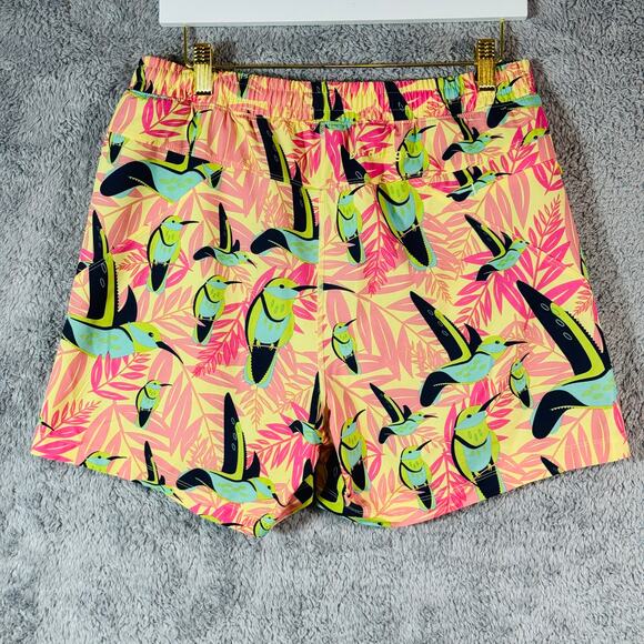 Birddogs Mens Size L Long Shorts Lined Parakeet Petes Boom - Picture 7 of 10